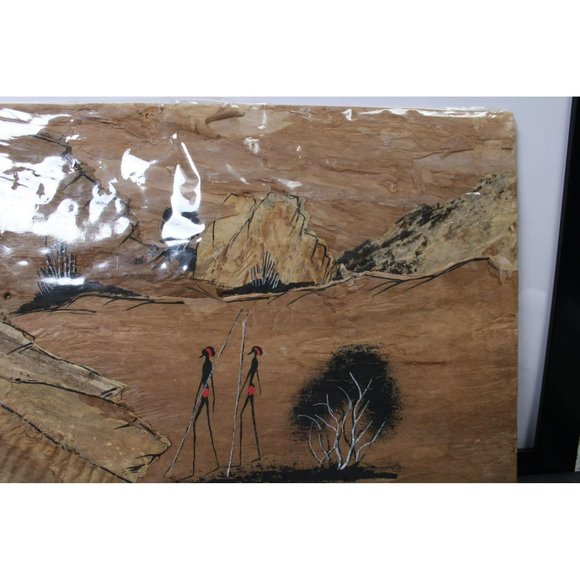 Aboriginal Traditional Art Made by West Australian artist. Vintage made with Bar - Picture 3 of 6